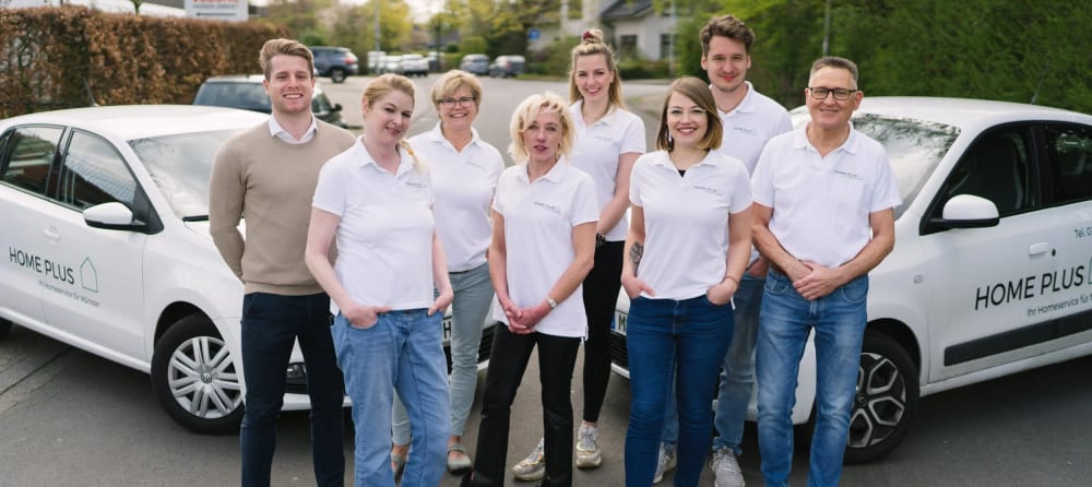 Das Homeplus-Team 2021 – Presseartikel Westfälische Nachrichten über Haushaltshilfe für Senioren